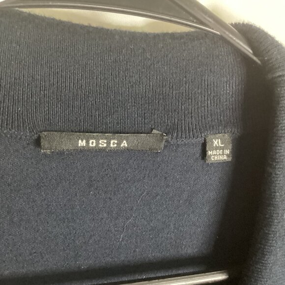 Mosca Black Ruffled Pullover – 3/4 Sleeve – Supersoft Knit – Size XL - Picture 5 of 10